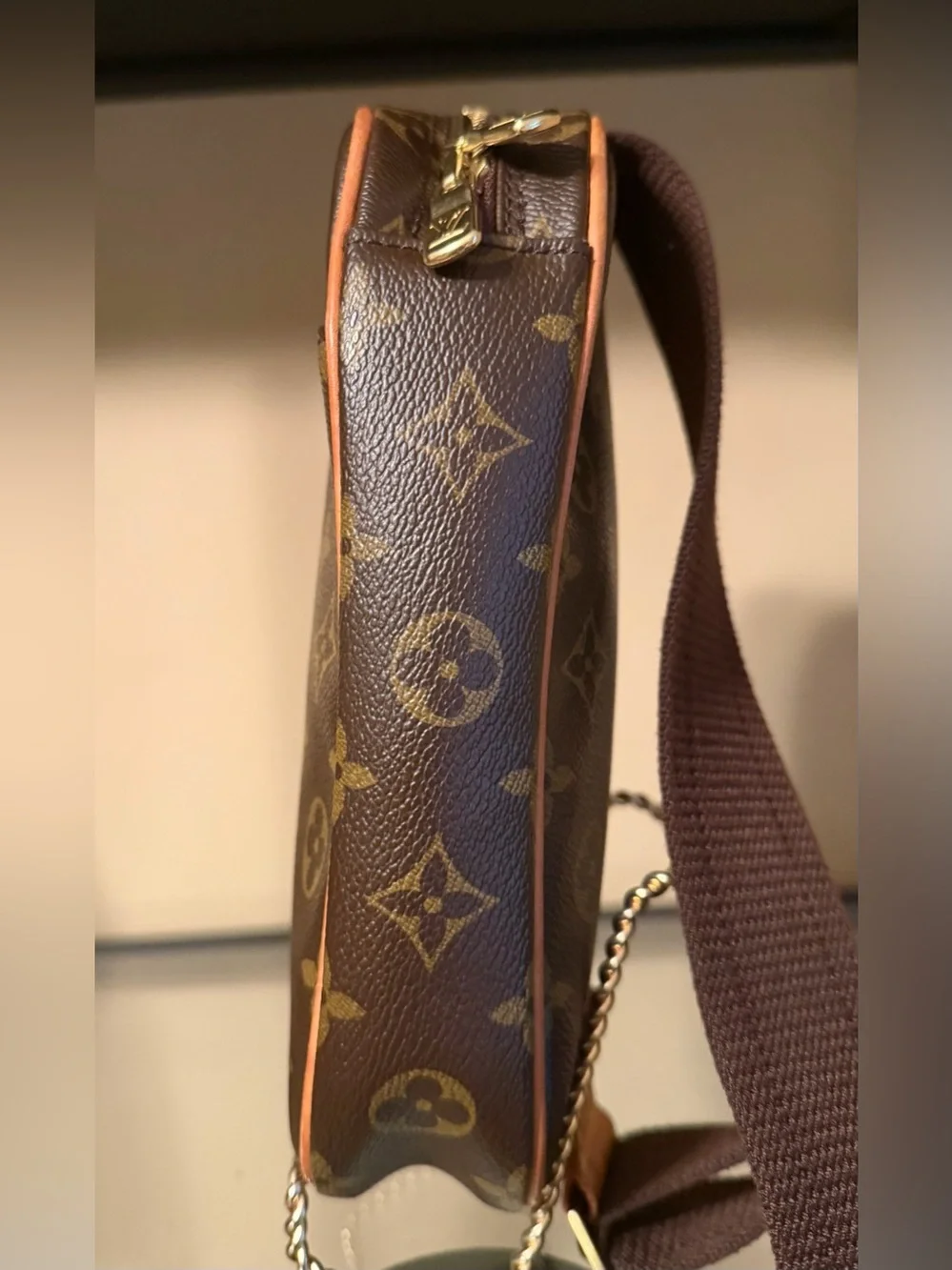 Louis Vuitton Monogram Crossbody Gange Pochette Bumbag